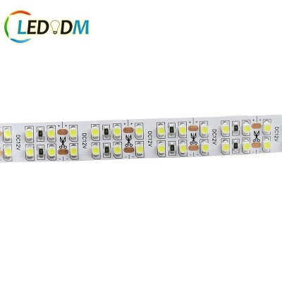 white color smd 3528 double row Led Strip 240Leds 12V led strip